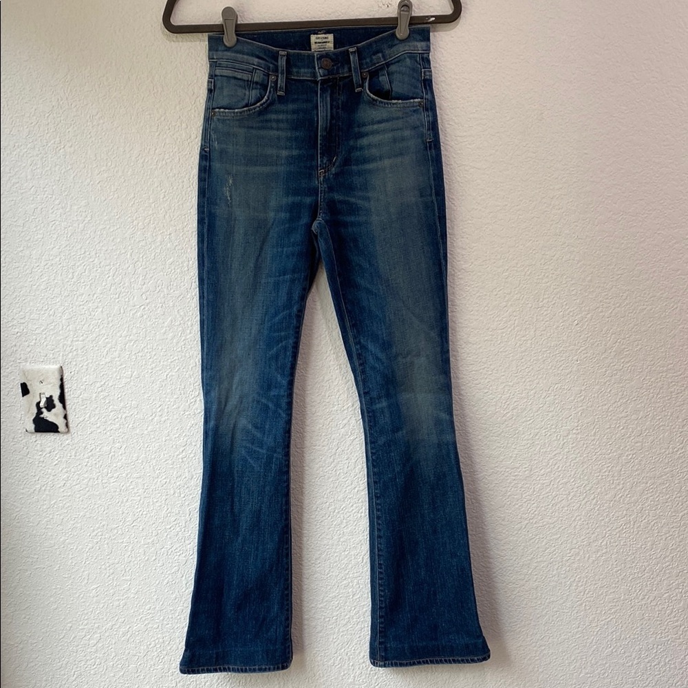 Citizen of Humanity Women's Fleetwood High Rise Flare Cotton Blend Jeans 25